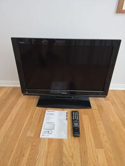 Sharp AQUOS 32” 1080p Gaming LCD TV LC-32GP1U – Remote & Manual