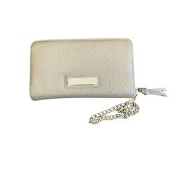 OLIVIA + JOY Metallic Gold Tone NWT Wristlet Organizer Wallet Mini Bag