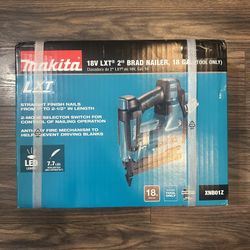 Brand New Makita 18V LXT Lithium-Ion 18-Gauge Cordless Brad Nailer (Tool-Only)