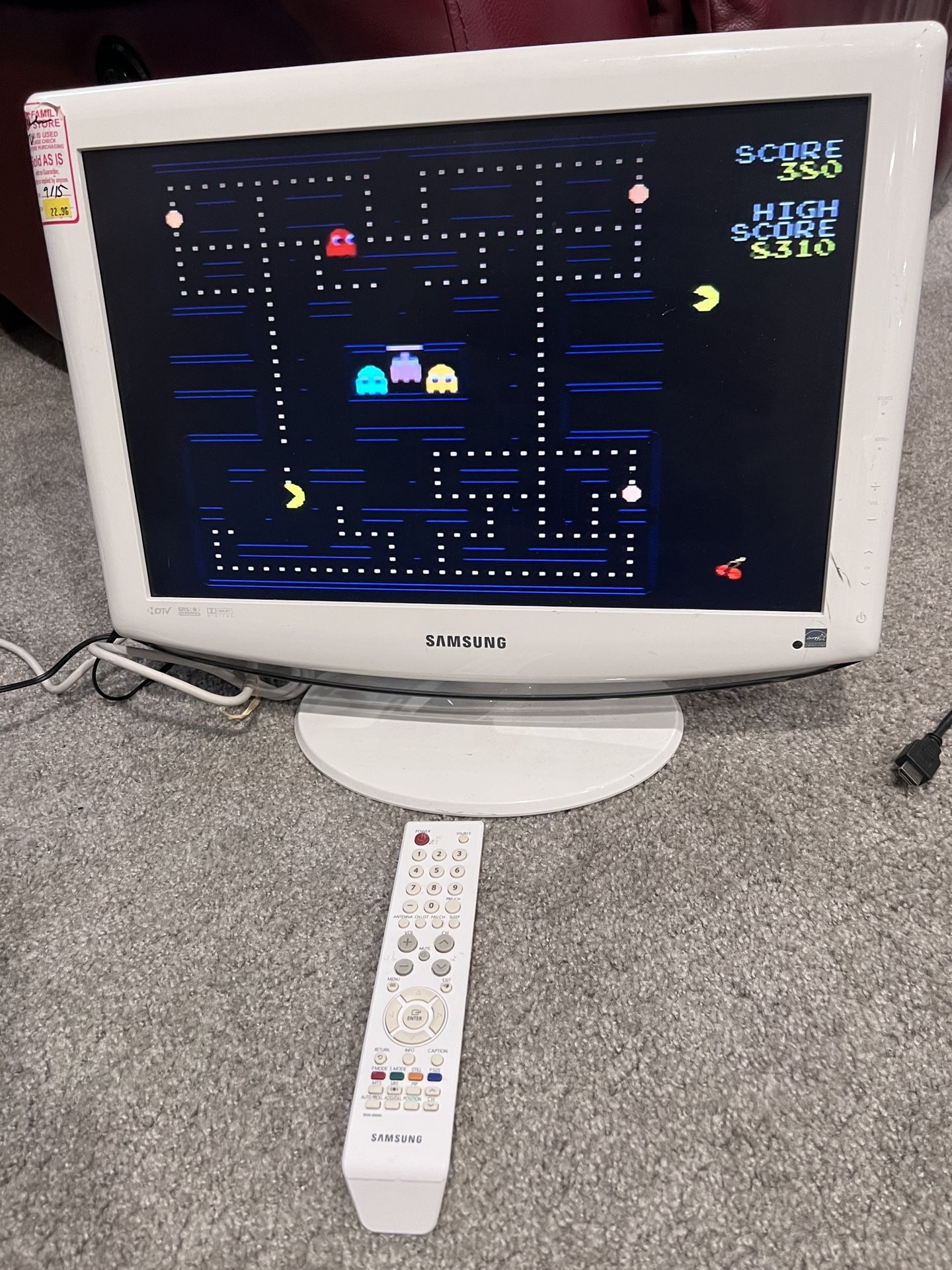19" samsung tv with remote