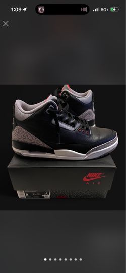 Jordan 3 black cement size 8 let me know if you’re interested