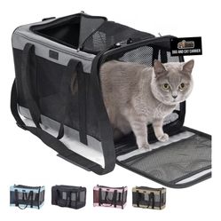 Dog Carrier, Cat Carrier, Travel Pet Carrier Bag, For Pets Up To 15lbs, Soft Sided Collapsible, Small Dog Carrier, 