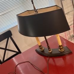 French Library Lamp 