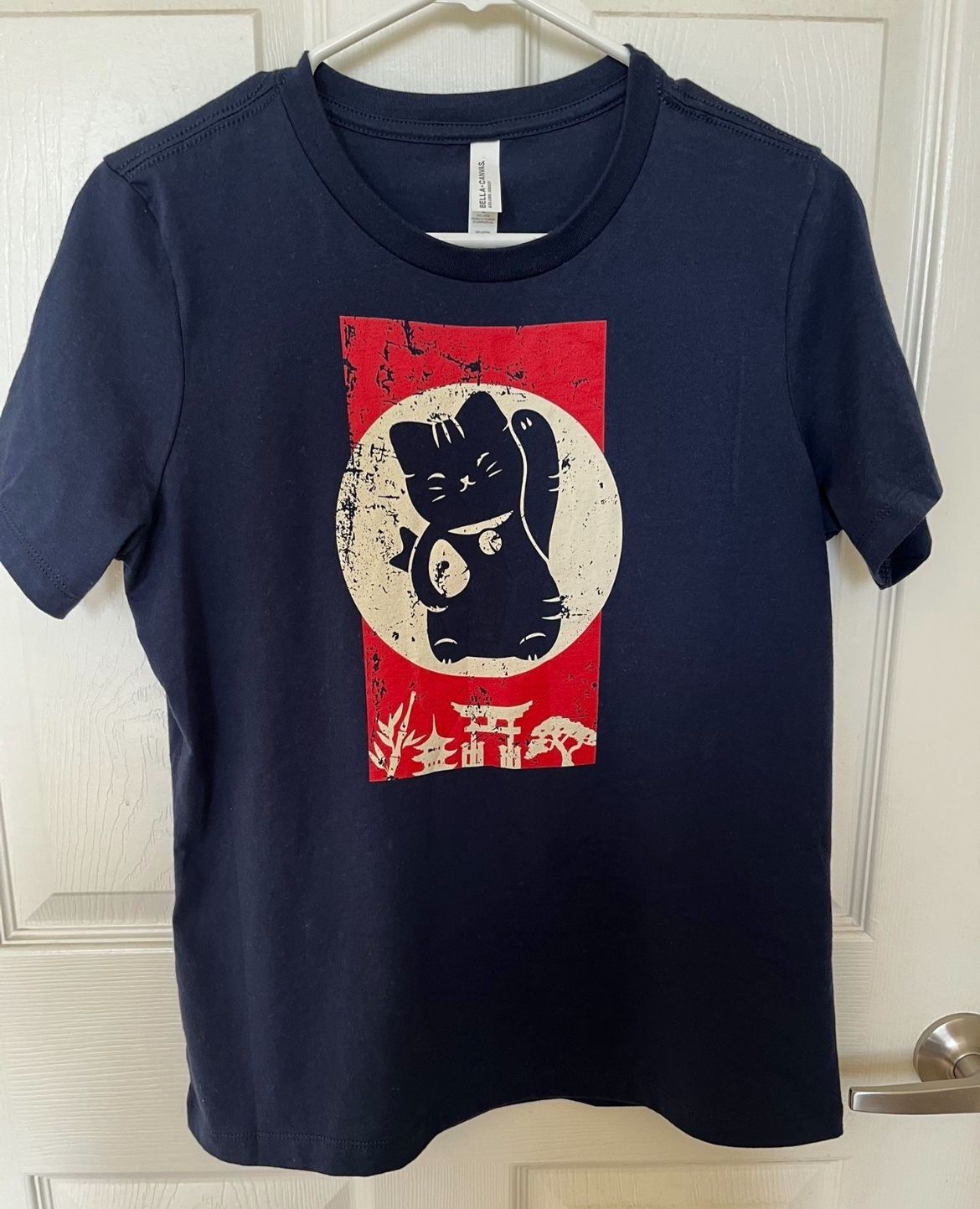 Shirt, Modern Lucky Cat Shirt