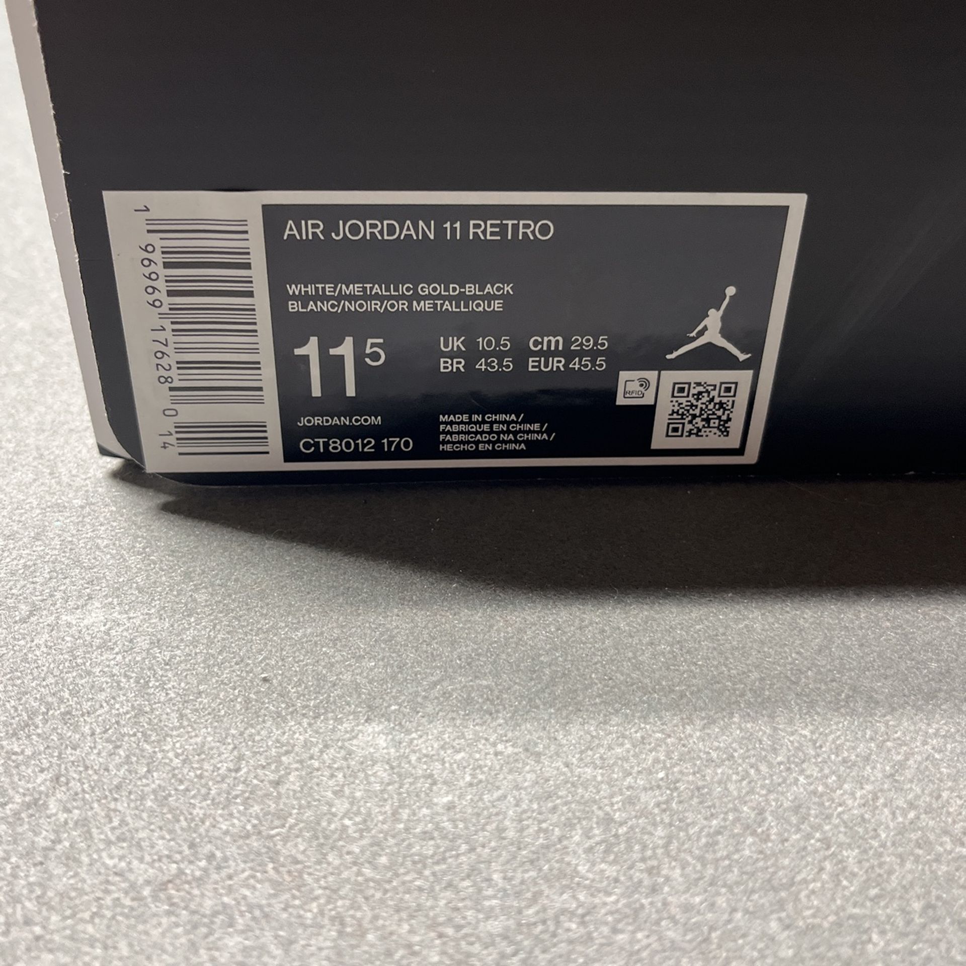 Jordan 11 Gratitude Never Worn