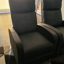 2 Movie Theater Recliners