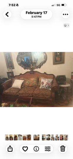 2 piece Leather sofa