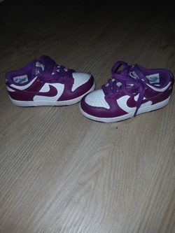 Purple And White Dunks