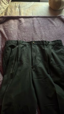 Gray/Navy Green Dress Pants, 46/32”