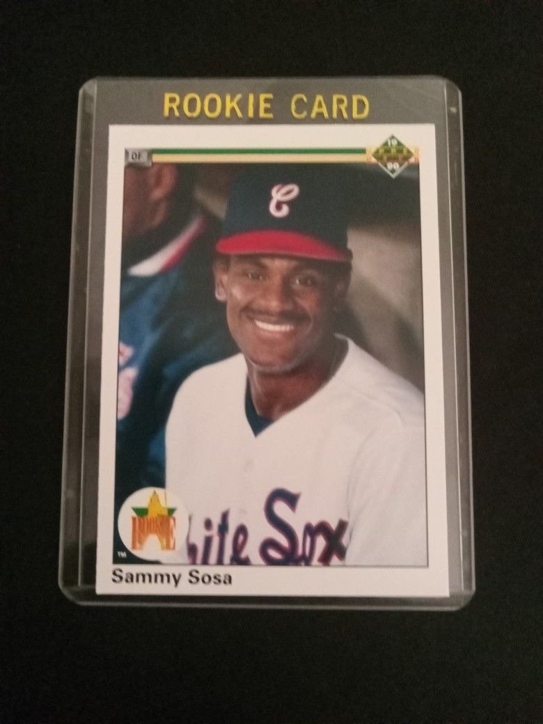 1990 Sammy Sosa Rookie Baseball Error Card Upper Deck #17 Wrong Birthday