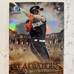 2024 Bowman Chrome Gladiators of the Diamond #GOTD-4 Heston Kjerstad NM+ SSP Case Hit
