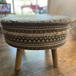 Boho Pattern Ottoman