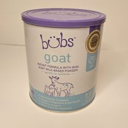 Bubs Goat Infant Formula, Sealed & Unopened, 0–12 Months
