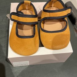 Leather Baby Zara Shoes Size 3-6 Months 