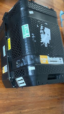 EveryYay Travel Pet Kennel, 36" L X 25" W X 27" H, Black