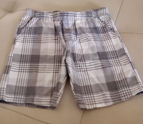 Boys Size 4 Quiksilver plaid shorts