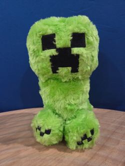 MATTEL Minecraft Creeper 8"Plush ~ soft, fuzzy texture