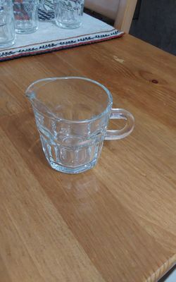 Miniature clear glass