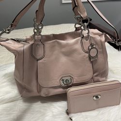 Coach Set Bag And Wallet