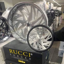 New 20s 22s 24s 26s 28s rucci rims & tires. $0 take home layaway. Ulohos 2940 N Keyst1 Mon-Sat 106pm