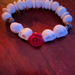 Dia De Los Muertos Skull Bracelet 