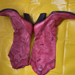 Red Female Boots 