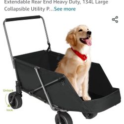 FOLDING DOG WAGON/CART