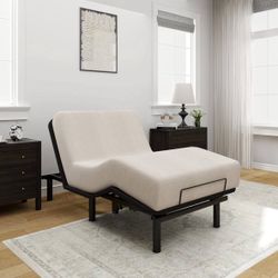 FlexiSpot Adjustable Bed Base S1T-V2 - Twin XL Electric Bed Frame