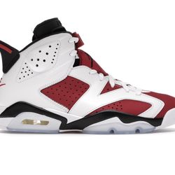 Jordan 6 Carmine Sizes 6Y 6.5Y And 10men