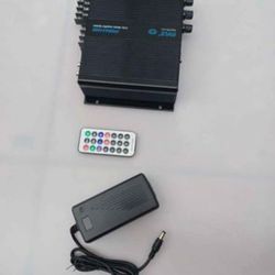 Pyle 4 Channel Marine Amplifier - Compact Power 400 Watt RMS 4 OHM Full Range Stereo & Waterproof