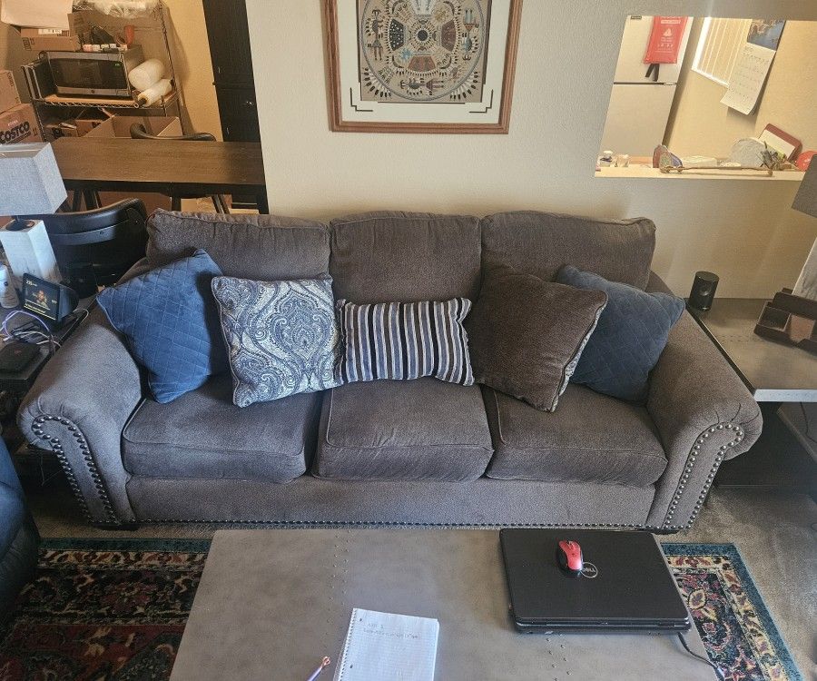 Couch w/ Pillows