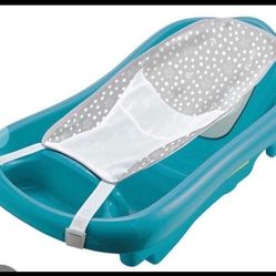 The First Years Sure Comfort Deluxe Newborn To Toddler Tub, Teal Aqua