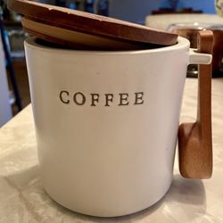 Coffee Canister With Scoop