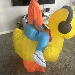 Blow up duck Costume  