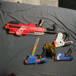 Pack of Rival Nerf Guns