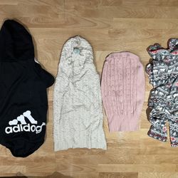 Used Dog Clothes Fit Dogs Weigh 45-60 Pounds.