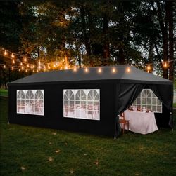10x20' Outdoor Garden Gazebo Wedding Party Tent Canopy Marquee with 6 Removable Sidewalls