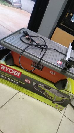 Ridgid or ryobi wet tile saw
