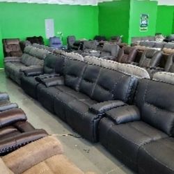 Recliners & sofa/love blow out sale!