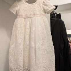 Beautiful Baptism Or Blessing Dress For Baby