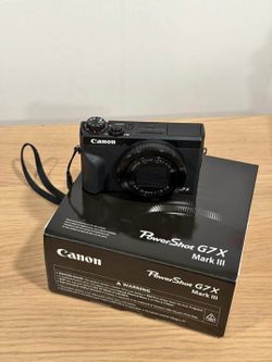 Canon G7X Mark iii Camera
