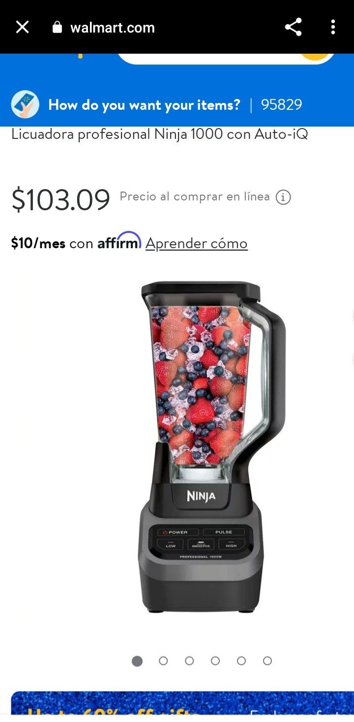 Licuadora Ninja $80