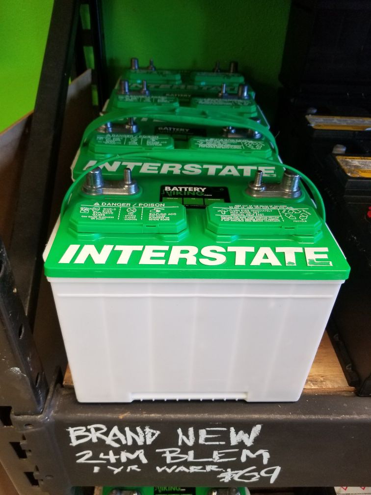 Interstate Batteries SRM-24 Brand new blem