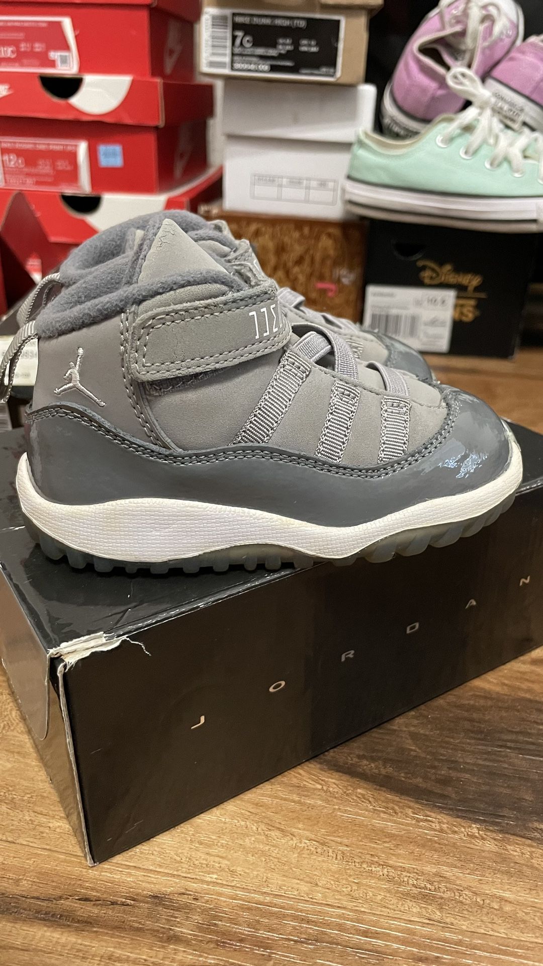 jordan 11 cool grey td 6c