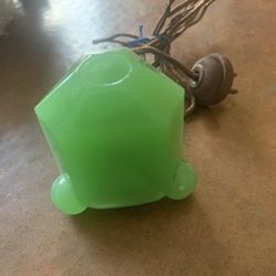 Rare 1930’s Art Deco Jadite Glass Table Top Lighter