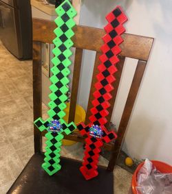 $10 each, Kids Minecraft toy swords
