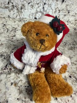 Adorable 2000 Plushland Christmas Holiday Teddy Bear