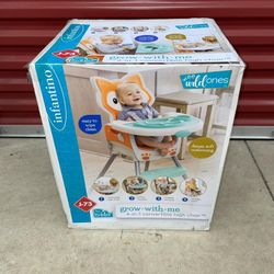 Infantino Grow-with-Me 4-in-1 Convertible High Chair