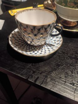 Made In USSR Tea Cup And Saucer
