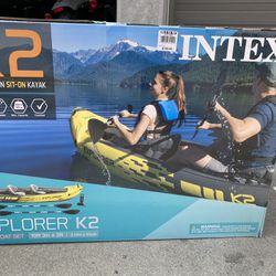 Explorer 2 Inflatable 2 Person kayak